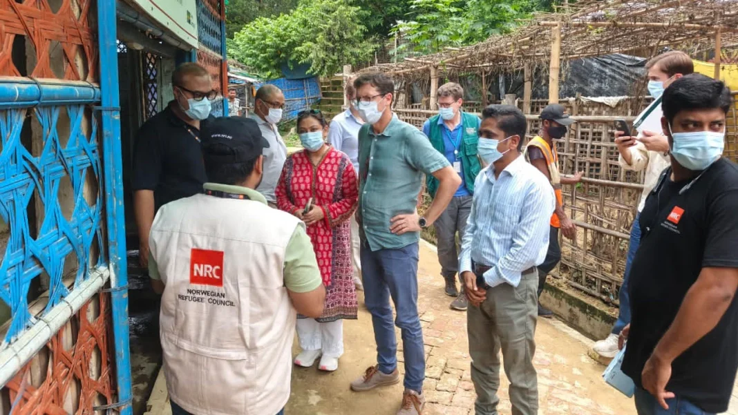 নরওয়ের রাষ্ট্রদূতের নেতৃত্বে প্রতিনিধি দলের রোহিঙ্গা ক্যাম্প পরিদর্শন