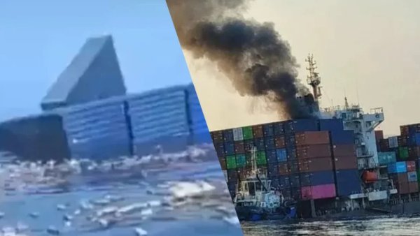 হরমুজে জাহাজডুবি, সমুদ্রে ভাসছে আইফোন ও দামি পারফিউম