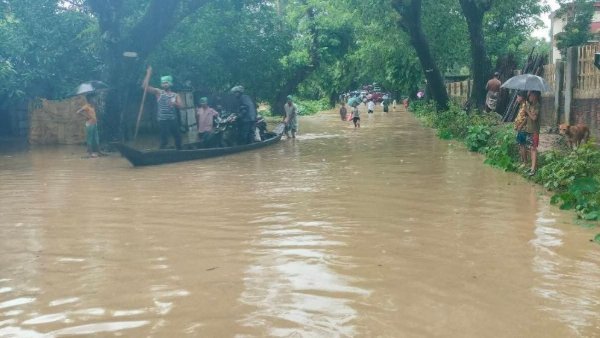 টানা বৃষ্টিতে বান্দরবানের বন্যা পরিস্থিতির অবনতি